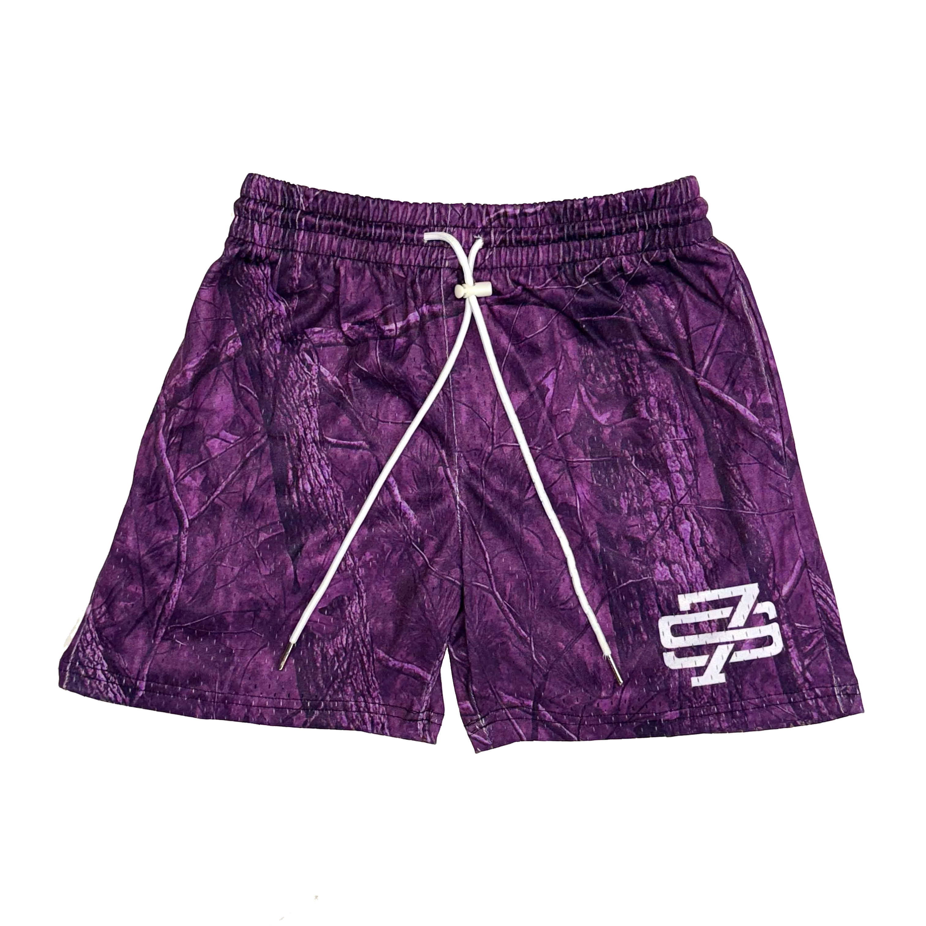 Seven Tree Camo Shorts - Purple