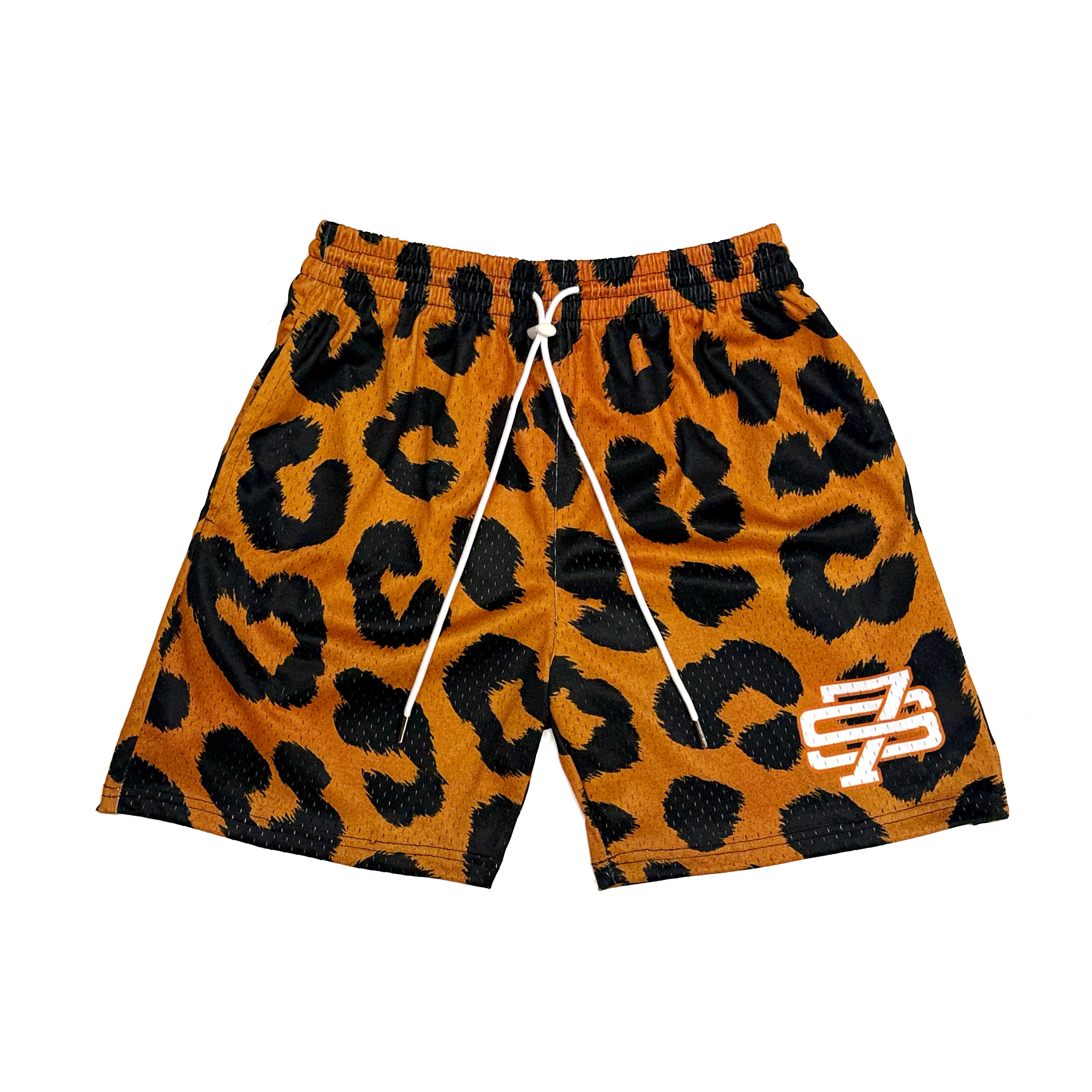 Seven Leopard Orange Shorts