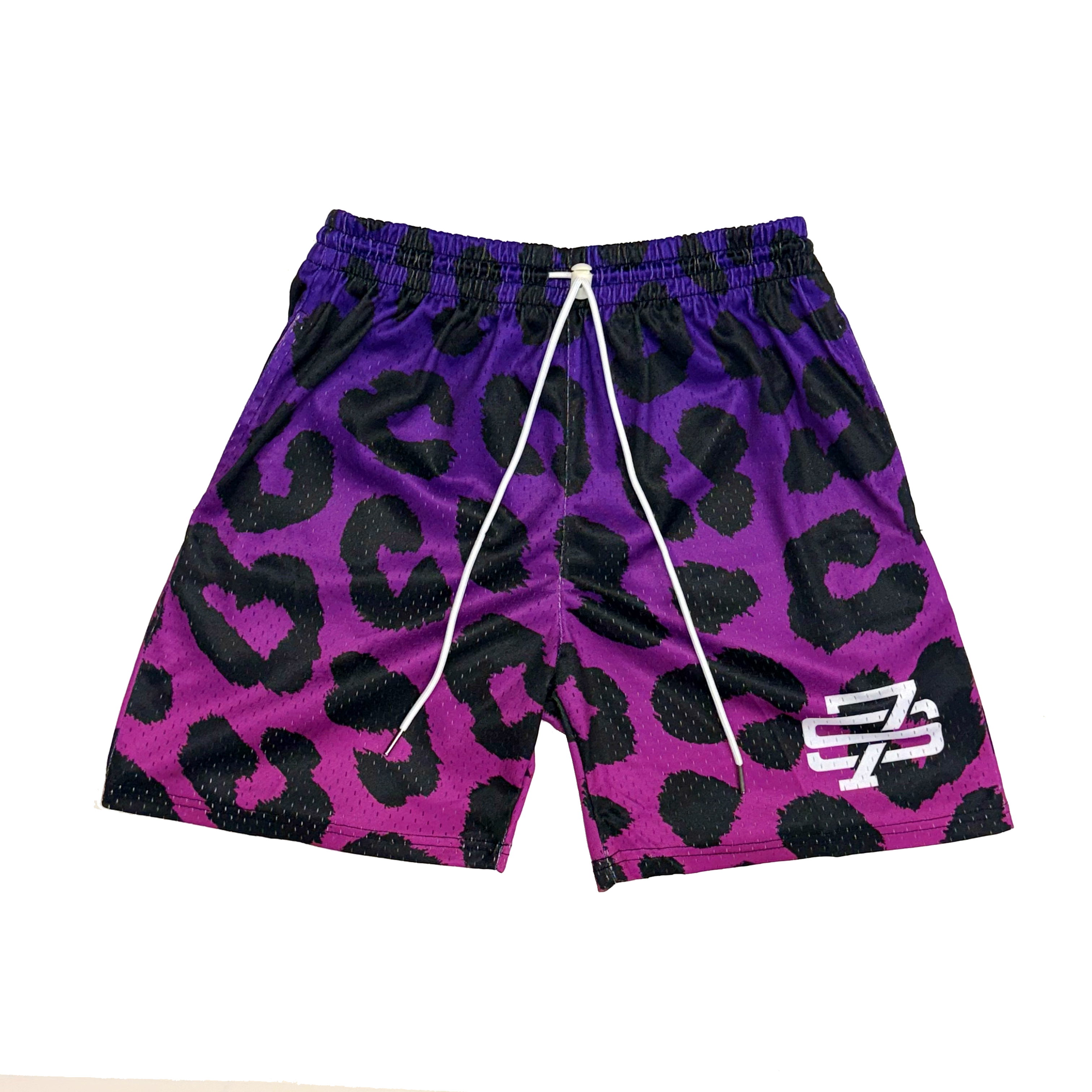 Seven Leopard Purple Shorts