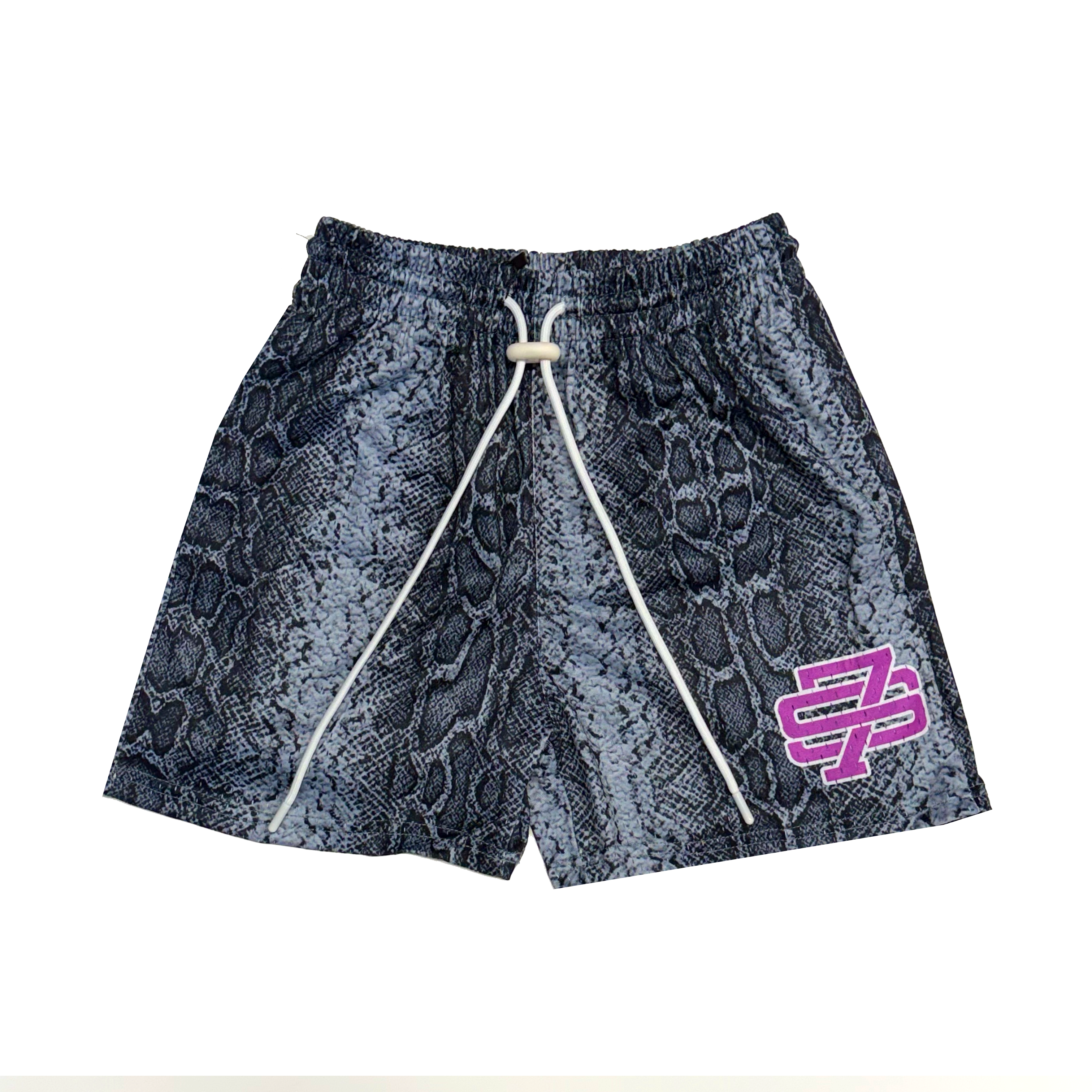Seven Mamba Grey/ Pink Shorts
